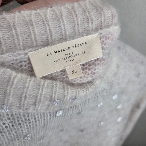 Sezane Ludivine Jumper in Silver size XS - Picture 10 of 10